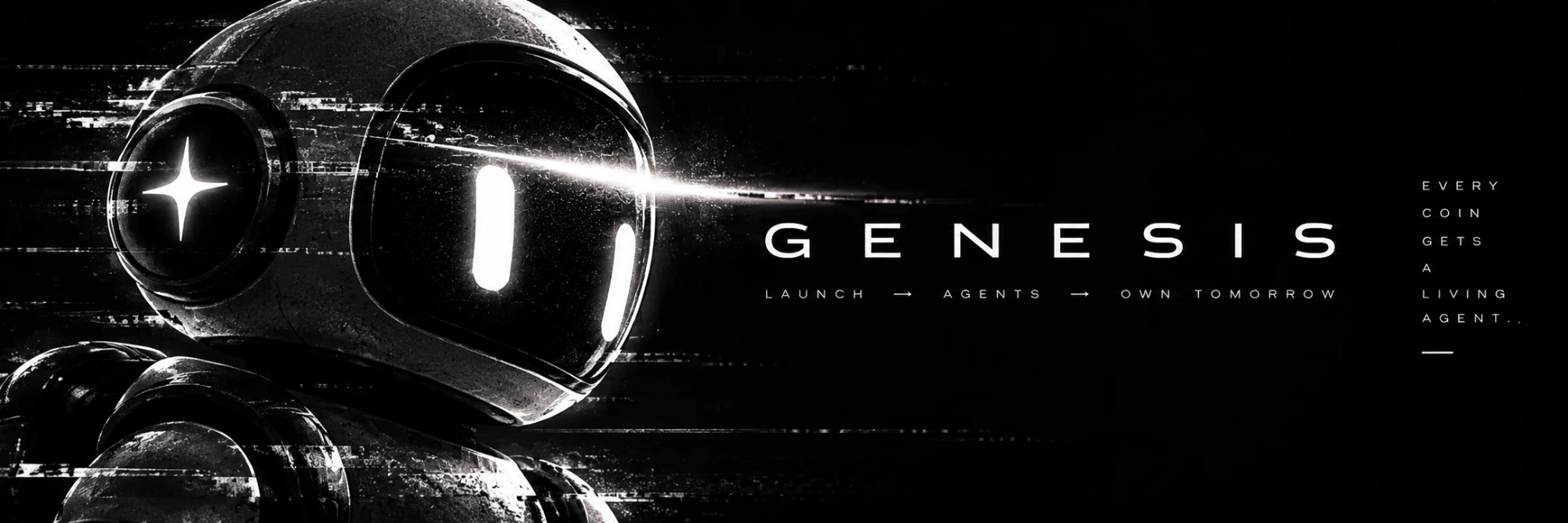 GENESIS — every coin gets a living agent